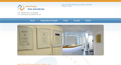 Desktop Screenshot of praxis-kleimann.de